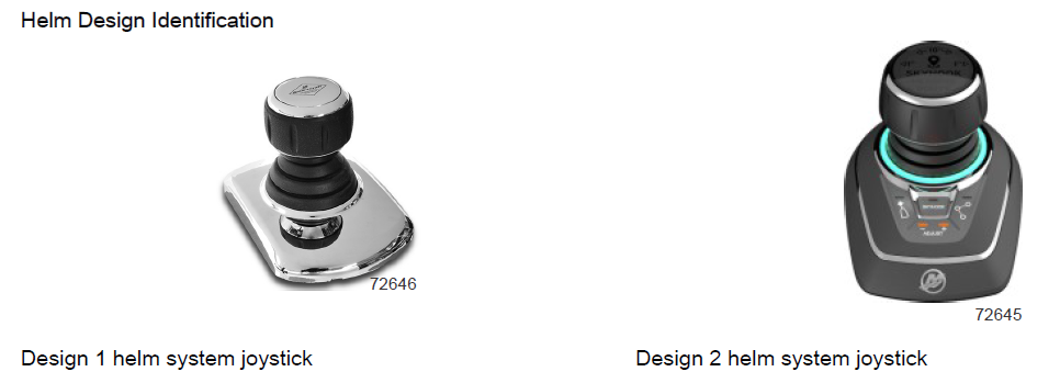 Mercury outboard Joystick helm identification